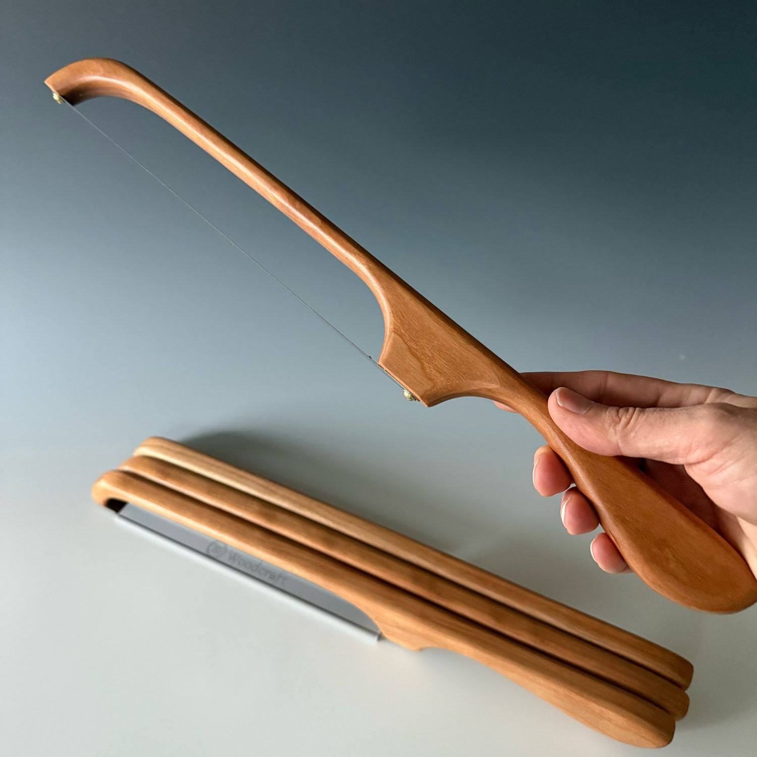 Hand Crafted Exotic Wood Bread Knife