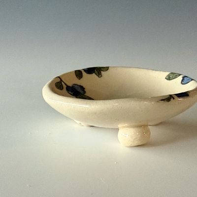 Blueberry Print Ring Dish