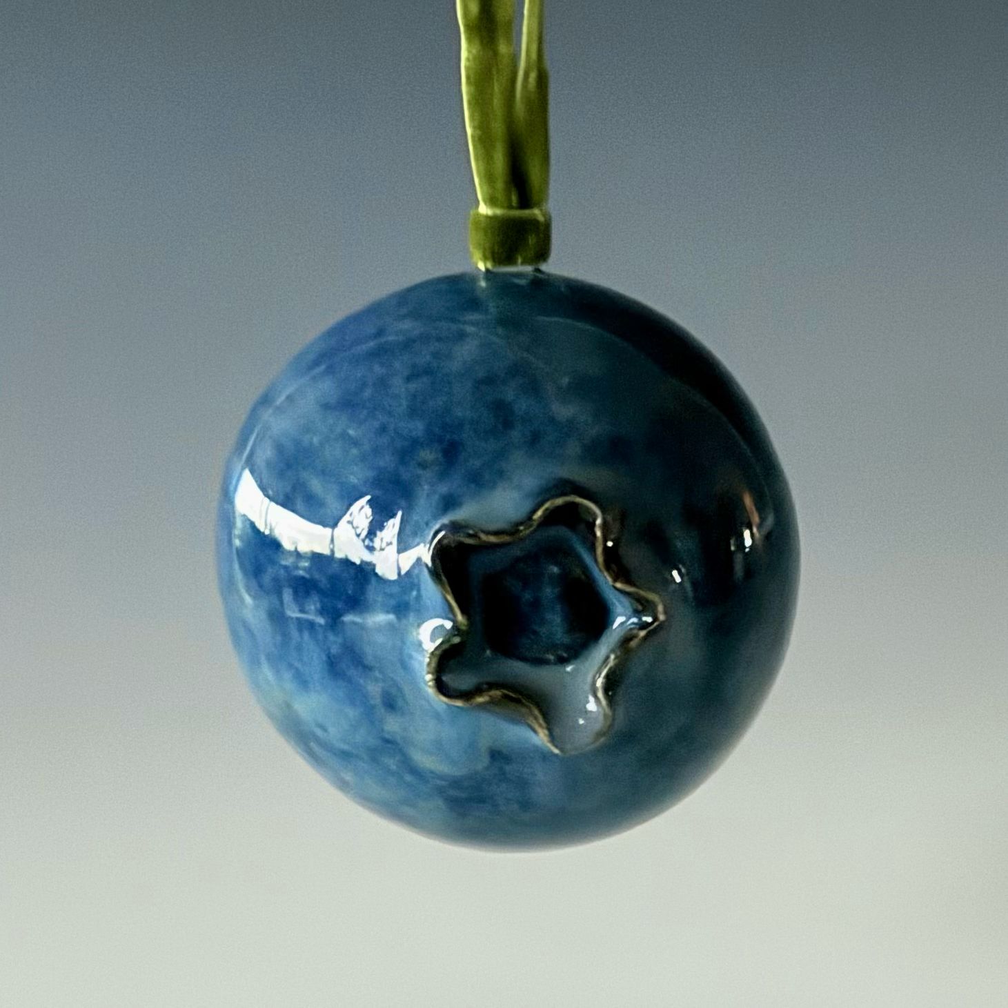 Custom Order: 3 Blueberries for Keychain