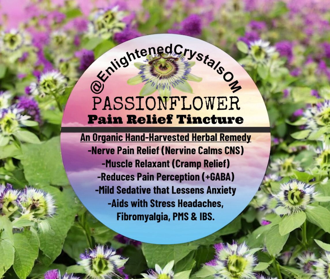 Passionflower Tincture (Pain Relief, IBS, Anxiety)