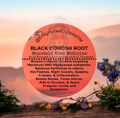 Mountain Black Cohosh Root Tincture (Menstruation/Menopause)