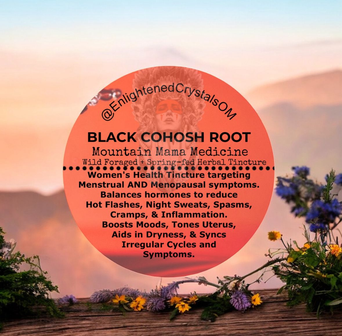 Mountain Black Cohosh Root Tincture (Menstruation/Menopause)