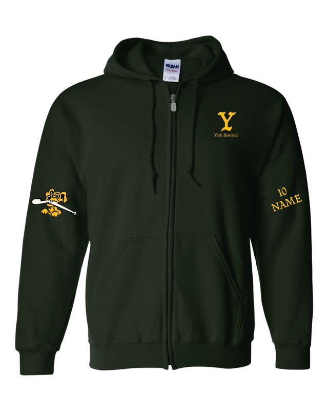 York Baseball - Full Zip