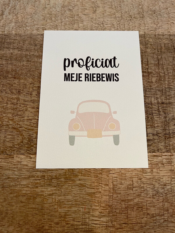 Proficiat MEJE RIEBEWIES