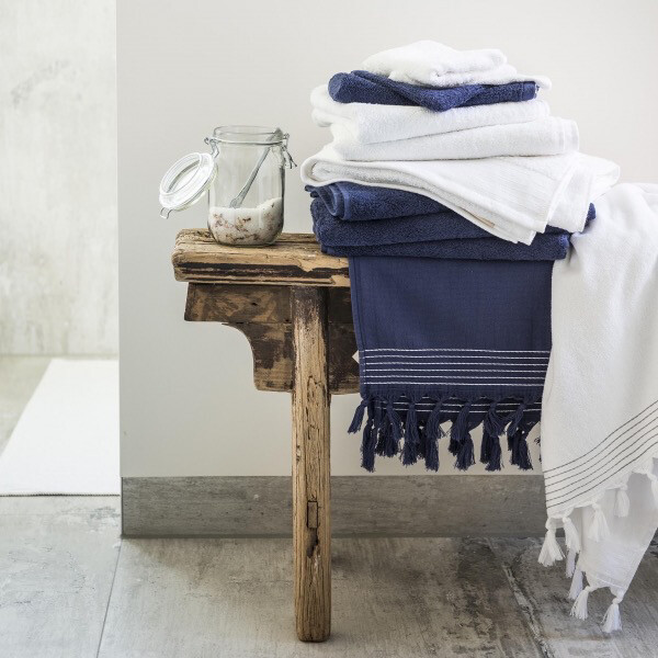 Baddoek DonkerBlauw 50x100cm 