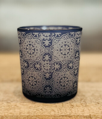 Theelicht Glas Mandala Jeans