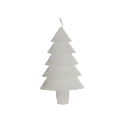Candle Christmas Tree White