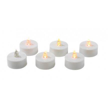 LED theelichtjes Set Van 6