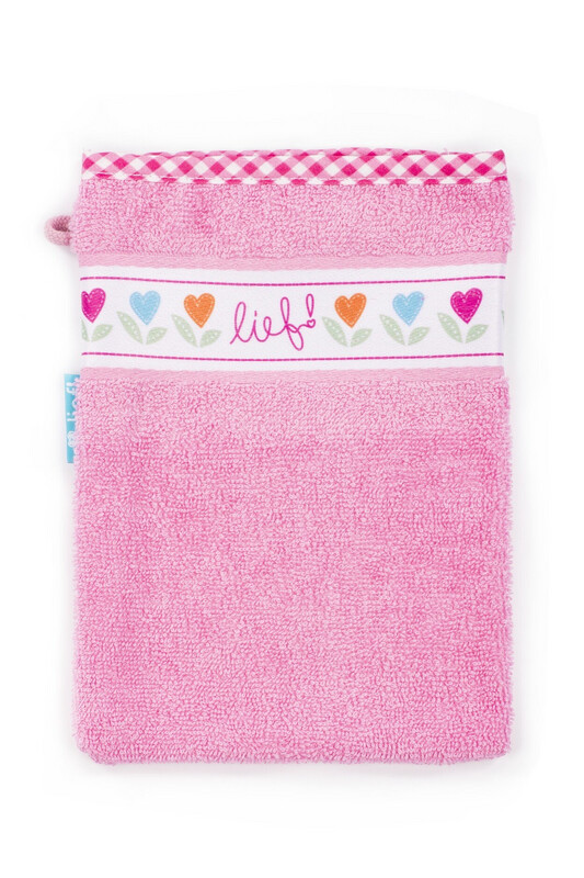 Washandje Lief! Roze 