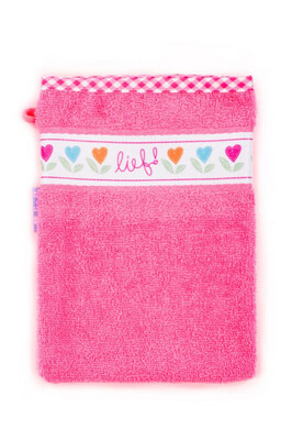 Washandje Lief! Fuchsia