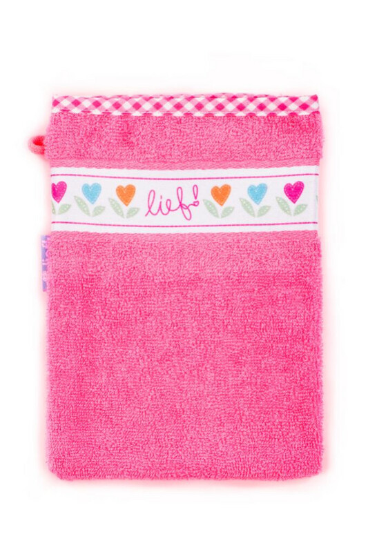 Washandje Lief! Fuchsia