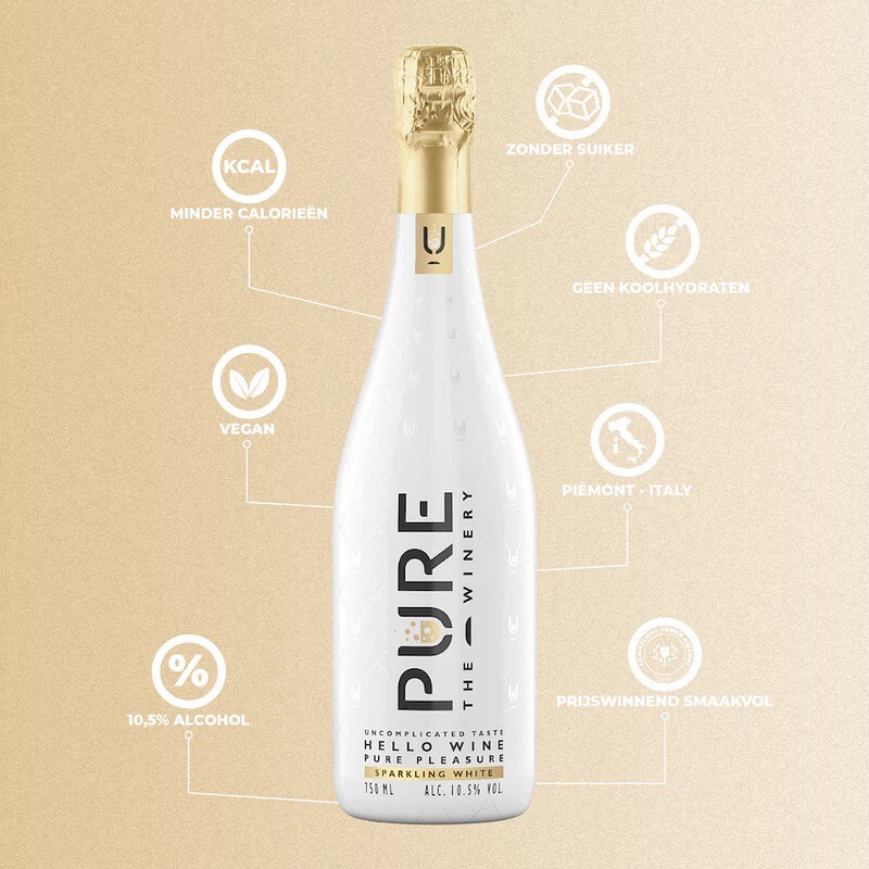 Zero Sugar Sparkling Witte Wijn