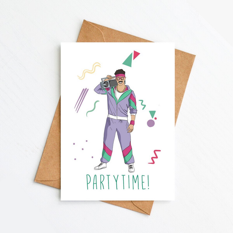 Wenskaartje Partytime