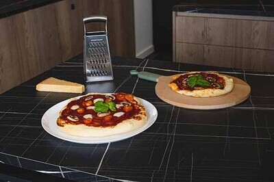 Ziipa Eucalyptus pizzaplank beuk siliconen handvat