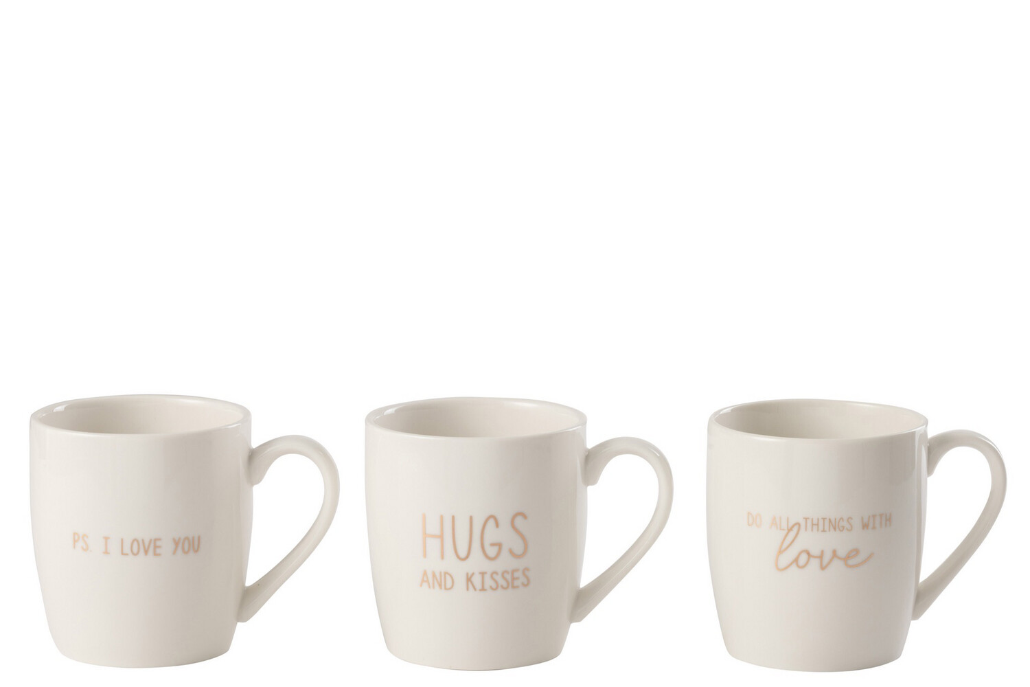 Tas Liefde Keramiek Goud Prijs Per Stuk