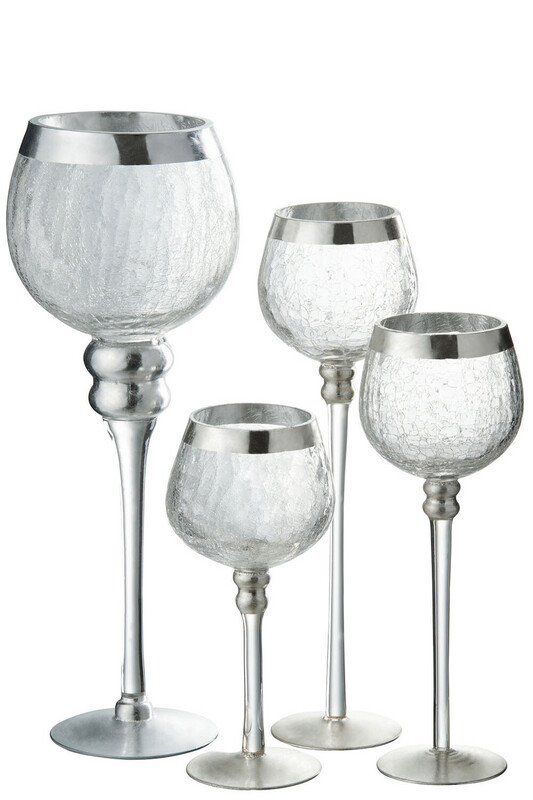 Kaarshouder Bol Glas Large