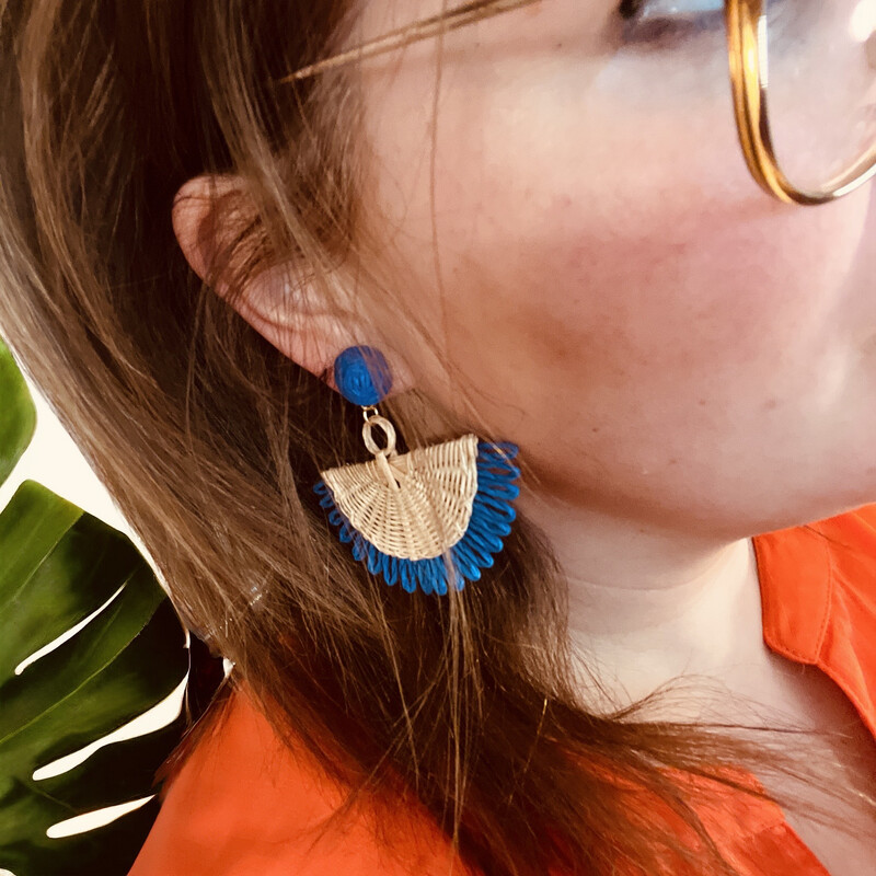 Oorbellen Kobalt Boho