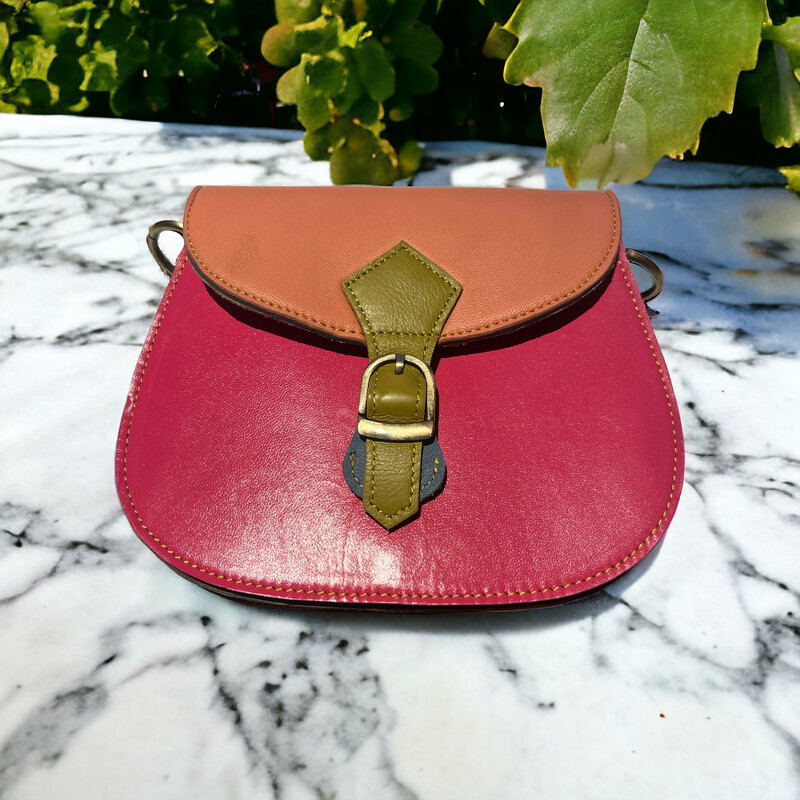Tasje Jay Leder Blush Pink