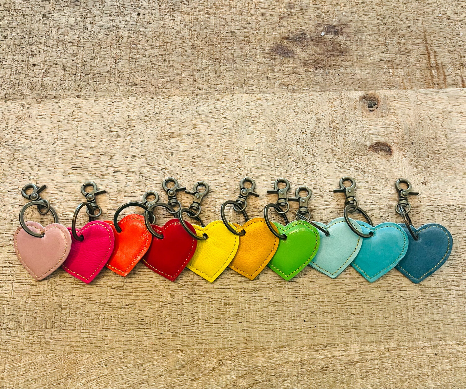 Sleutelhanger Hartje Color