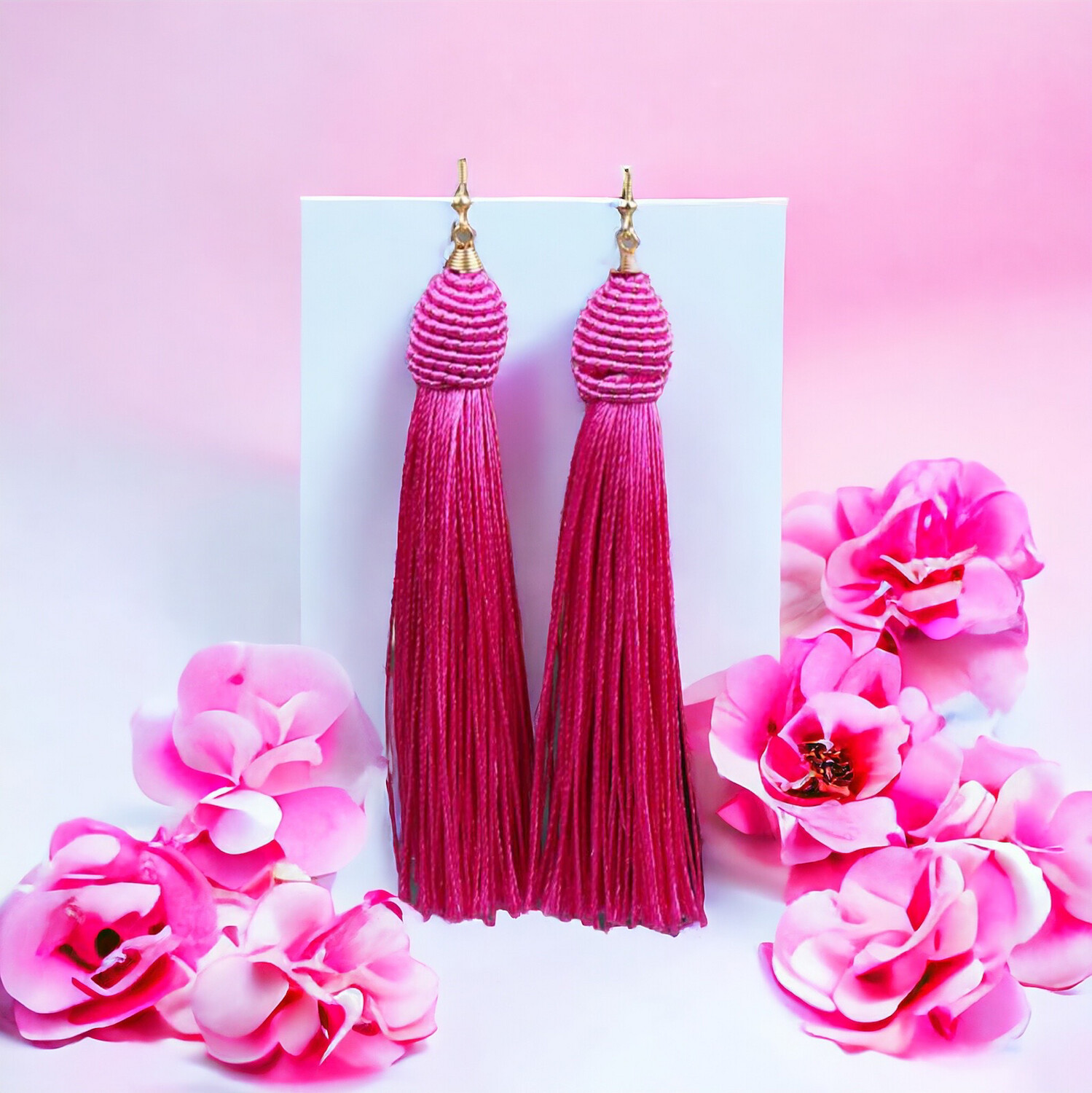 Oorbellen Indian Pink