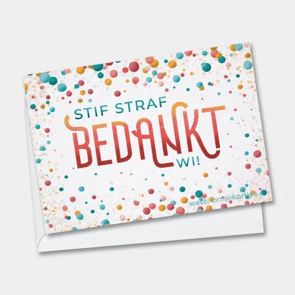 stif straf bedankt