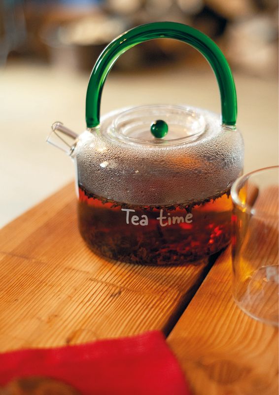 Glazen Theepot “theatime”