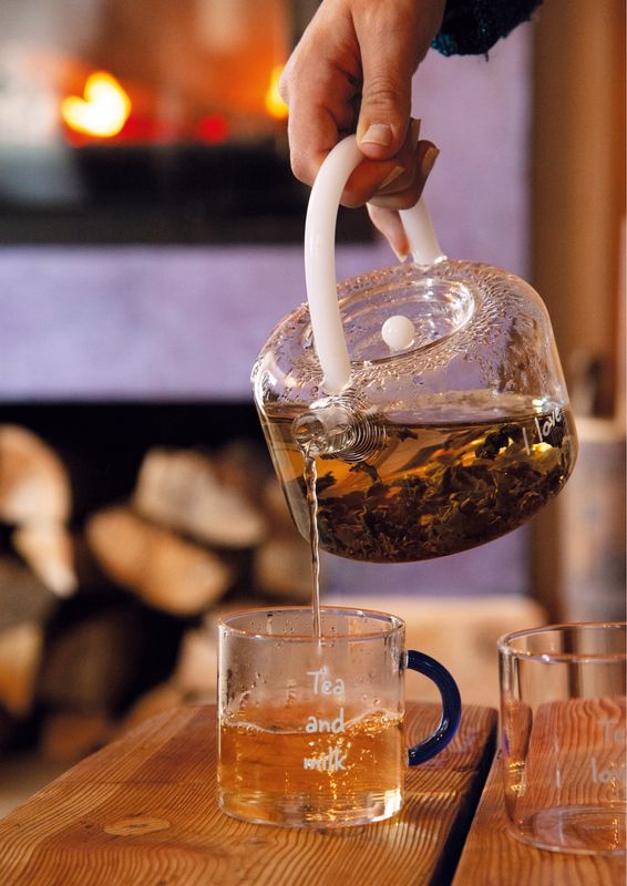 Glazen Theepot “i Love Tea”