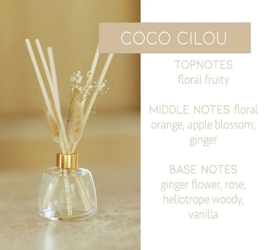 Geurstokjes Coco Cilou 200ml