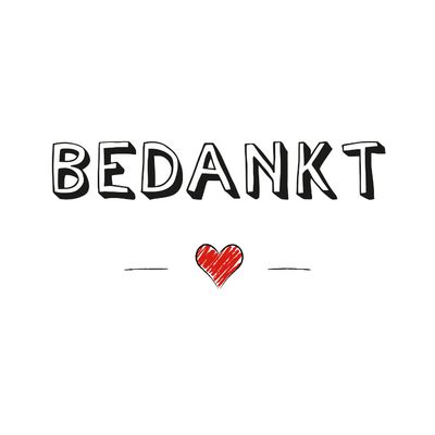 Bedankt