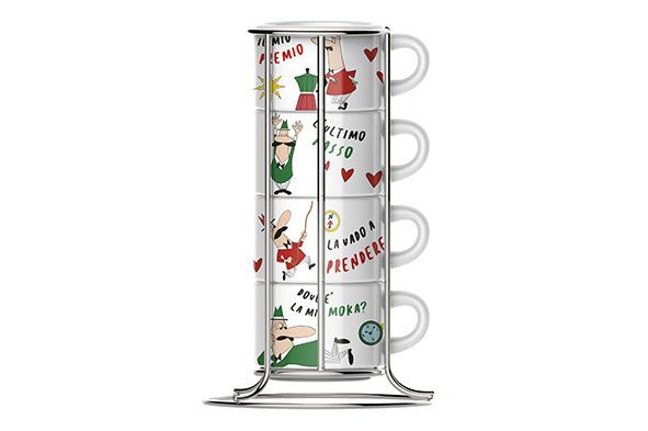 Bialetti Cappucino Tasjes Set Van 4