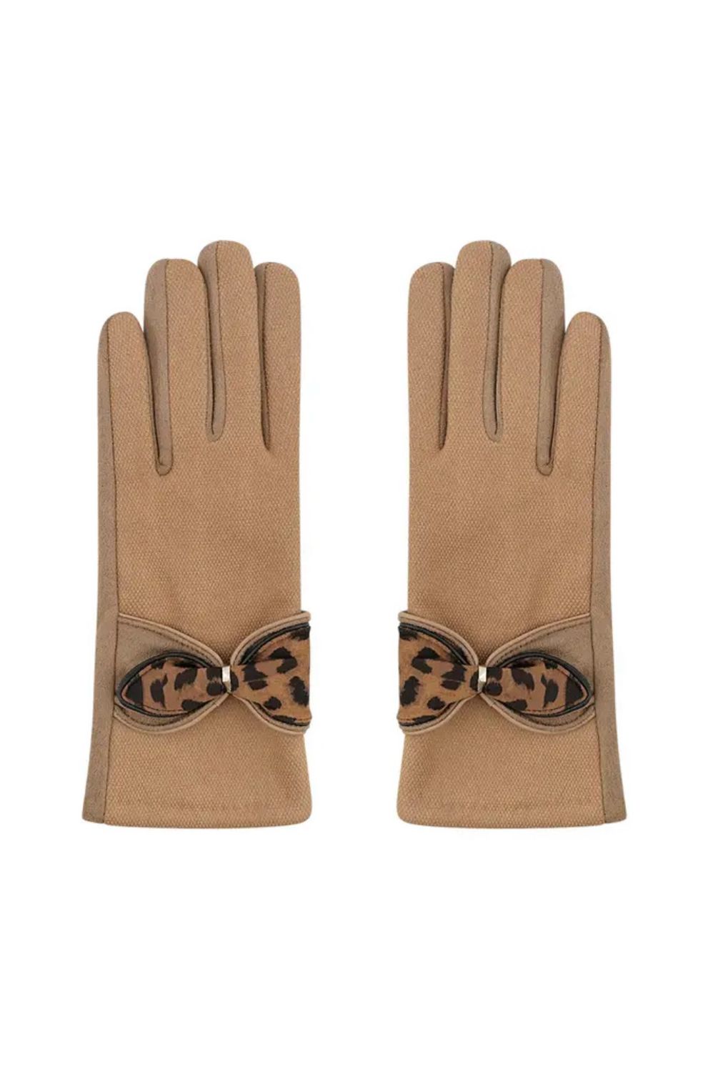 Handschoenen Panter Detail - Bruin