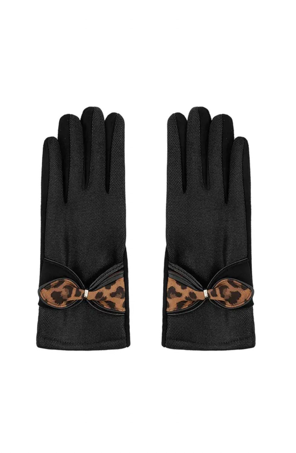 Handschoenen Panter Detail - Black