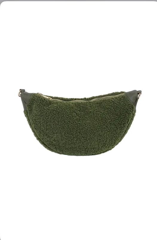 Fluffy Teddy Bag Green