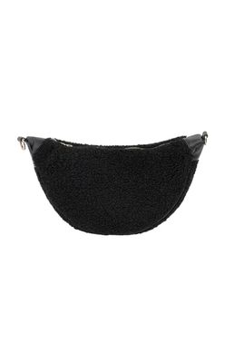Fluffy Teddy Bag Black