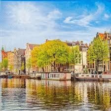 Servietten Canal Houses
