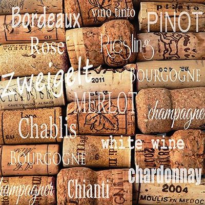 Servietten Wine Corks