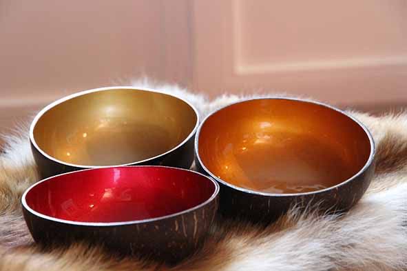 Cocosbowl Metalic Light Gold Paint