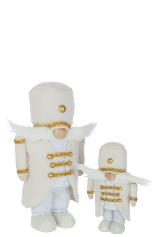 Soldaat Polyester wit/goud