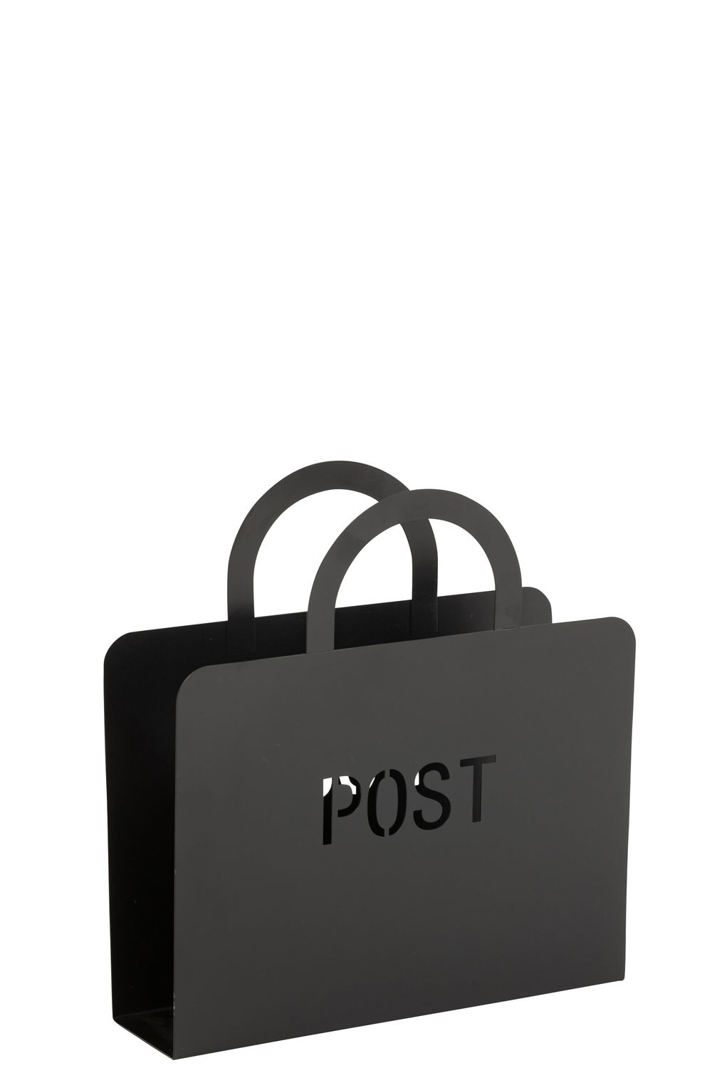 Tas Magazine metaal zwart 30x8,5x32
