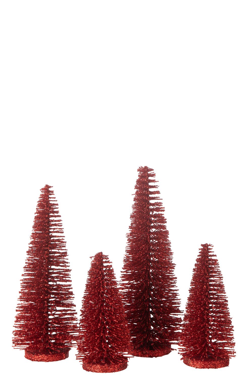 Kerstboom rood box van 4