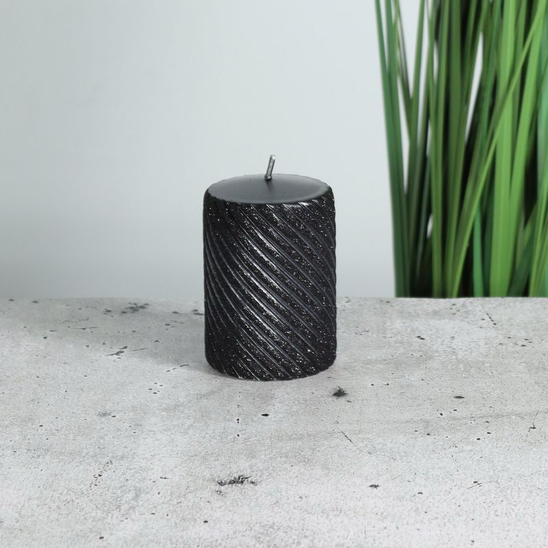 Stompkaars Glitter Zwart S