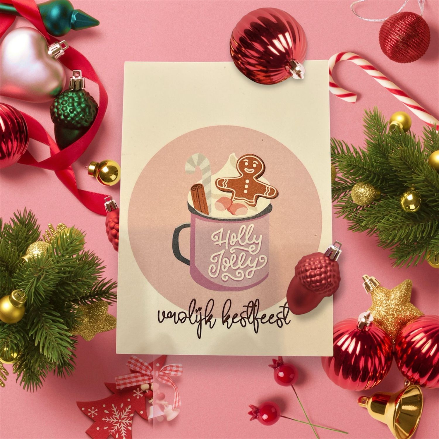 Holly Jolly Vrolijk Kerstfeest