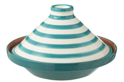 Tajine Turqoise Stripes