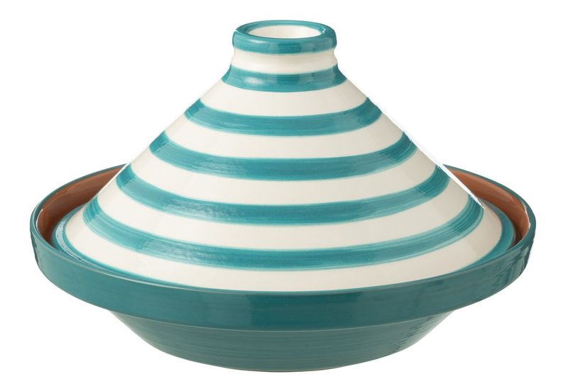 Tajine Turqoise Stripes