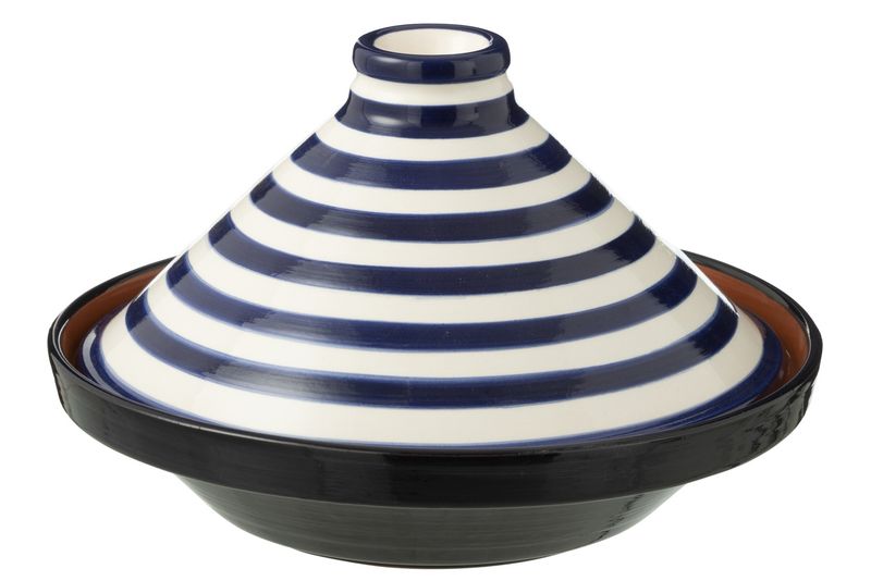 Tajine Blue Stripes