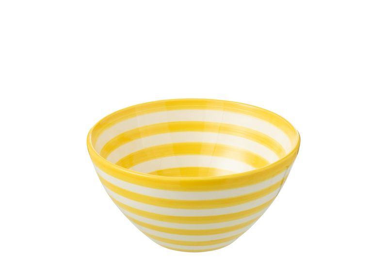 Bowl Granada Yellow Stripes Medium