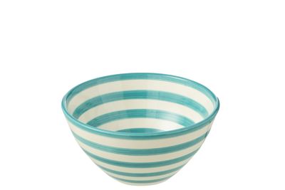Bowl Granada Turqouise Stripes Medium