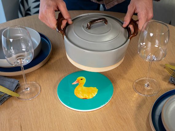 Potonderzetter Duck