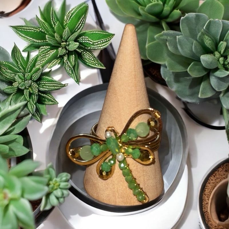 Ring Libelle Groen