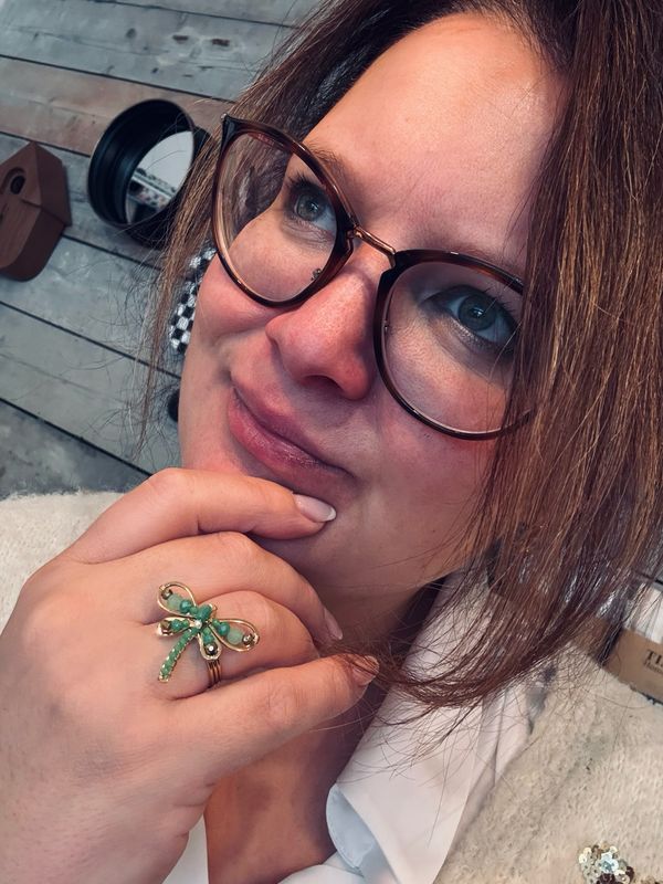 Ring Libelle Groen